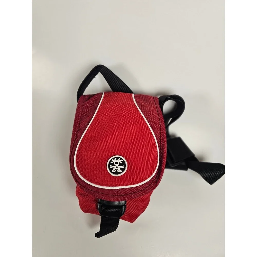Crumpler The Bundle L Camera Pouch Red Yellow Padded Utility Bag Case Strap‎